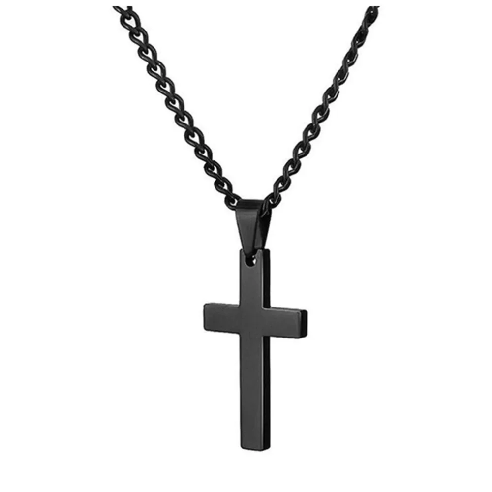 Black Cross Necklace